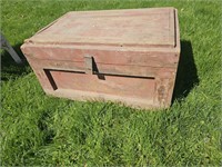 Old Red toolbox 30"21"16"