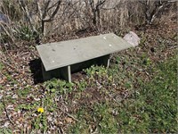 Stone bench 29"11"10"
