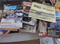 Quantity Railroad Magazines & Model Railroad, Etc