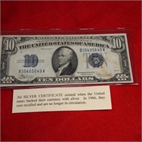 1934 C Ten Dollar Silver Certificate