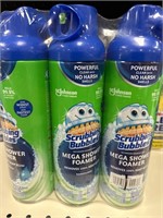 Scrubbing Bubbles mega shower foamer 3 cans