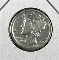 1919 Mercury Silver Dime, US 10c Coin