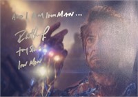 Autograph COA Iron Man Photo