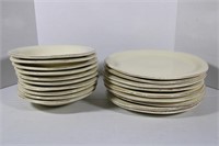 VIETRI Plates11 " & Bowls 9" Made in Italy 19pcs
