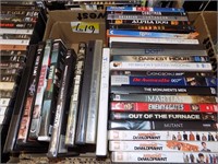 BOX LOT OF DVD'S