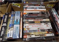 BOX LOT OF  DVD'S