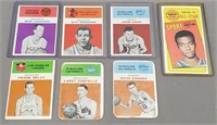 7 Vintage Basketball Cards 1961 Fleer & Big O