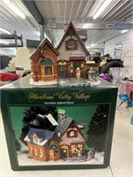 Heartland valley village porcelain lighted house