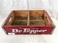 Dr Pepper Wood Soft Drink Crate