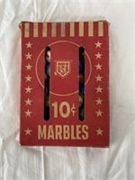 Box of Vintage 10? Marbles