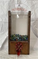 Vintage Marble Dispenser w/ Marbles