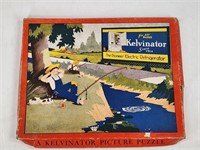 ANTIQUE KELVINATOR REFRIGERATOR ADVERTISING PUZZLE