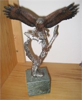 1990 Ltd Ed Sculpture Eagle Unbound Kitty Cantrell