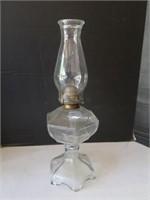 Antique Oil Lamp, 20"H, White Flame Light Co.