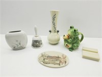 Home Decor, Vase, Bell, Frog