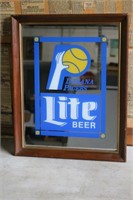 Indiana Pacers Miller Light Pub/Bar Mirror