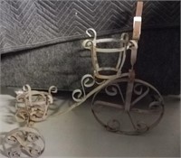 metal flower pot holder trike