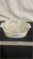 Corning casserole dish with lid