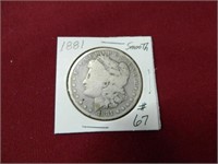 1881 Morgan Silver Dollar - Smooth
