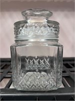 VTG Koeze's Apothecary Jar Glass Canister Jar 7”