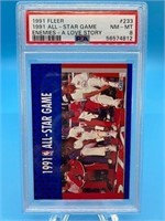 Michael Jordan 1991 Fleer All Star Game PSA 8