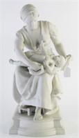 Sevres Bisque Porcelain Grouping "Amour Maternal"
