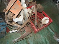 ANTIQUE WOOD PULLEY ETC