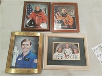 Astronauts framed pictures, Nebraska's astronaut
