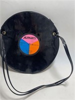 VINTAGE ALYMUCCI STYLE RECORD STYLE PURSE 12IN W