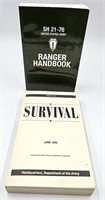 2 Army Handbooks Survival and Ranger
