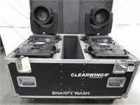 LOT (4) Clay Paky Sharpy Wash Moving Lights w/ R &