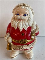 Vintage Spaghetti Santa Claus Bank Figurine