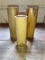 3 pcs Vintage Bamboo Cups