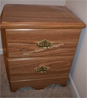 (B1) 2-Drawer Particle Board Night Stand