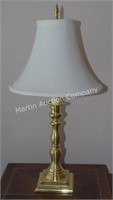 (B1) Brass Table Lamp - 25" tall