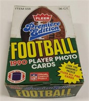 1990 Fleer NFL Football Card 36 Pack Hobby Box