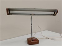 VINTAGE METAL GOOSE NECK DESK LAMP