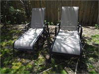 Two Patio Chaises