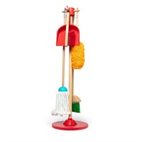 Melissa & Doug Dust! Sweep! Mop! 6-Piece Pretend