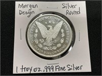 Morgan Silver Round