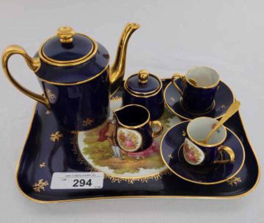 LIMOGES PORCELAIN TEA SET