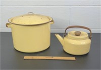 Yellow Enamel Cookware