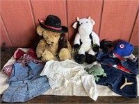 Rodeo cowgirl dress up bear cow summer outfit etc