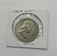 1952-D Franklin Half Dollar