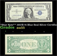 **Star Note** 1957B $1 Blue Seal Silver Certificat