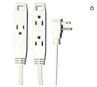 3-Outlet Indoor Extension Cord, 8-Feet