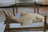 Wooden Carved Fish 16L