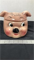 Go ahead and make a pig of yourself-cookie jar