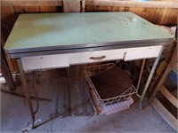 1950s metal kitchen table