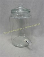 Glass Water Jug With Spout / Tap